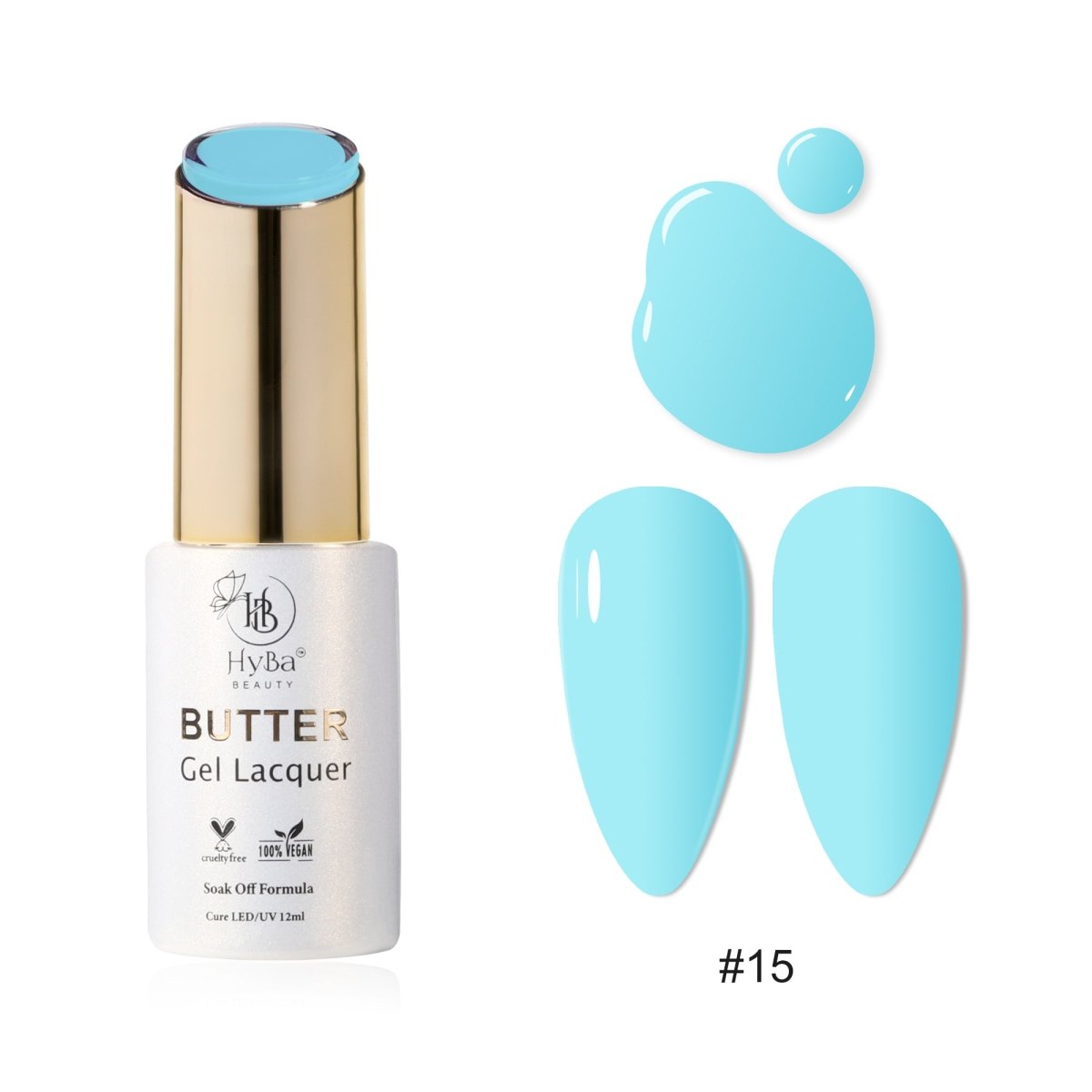 BUTTER Gel Polish SERIES 2 (Colors 011 - 020) - HYBA BEAUTY